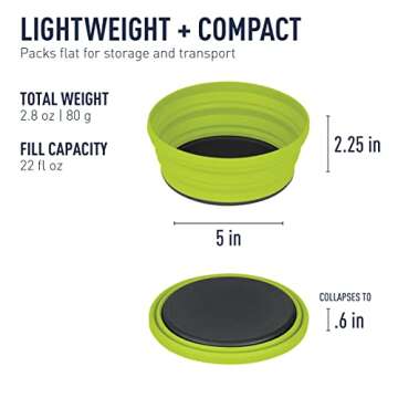 Sea to Summit X-Bowl Ideal for Camping & Outdoor Use