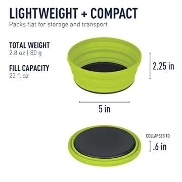 Sea to Summit X-Bowl Ideal for Camping & Outdoor Use