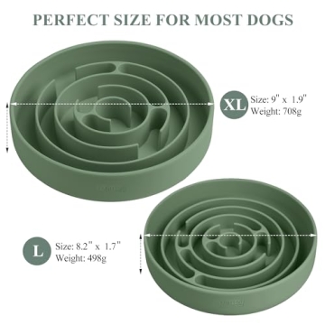 Coomazy Extra Large Slow Feeder Bowl - Eco-Friendly Dog Bowl