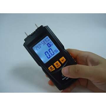 Benetech GM610 Wood Moisture Meter, 2~40%/50%/60%/70%, -10~60℃