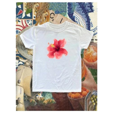WDIRARA Women's Floral Print Tee for Summer Fashion