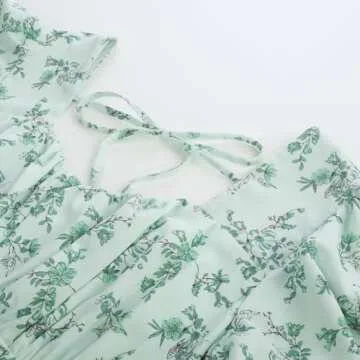 Belle Poque Women's Summer Ruffle Sun Dress 2025