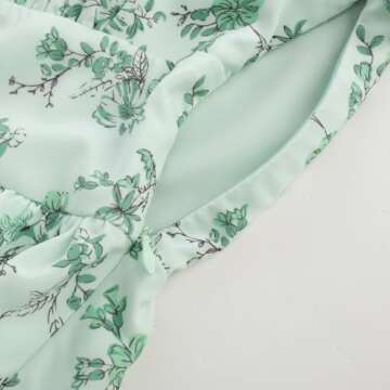 Belle Poque Women's Summer Ruffle Sun Dress 2025