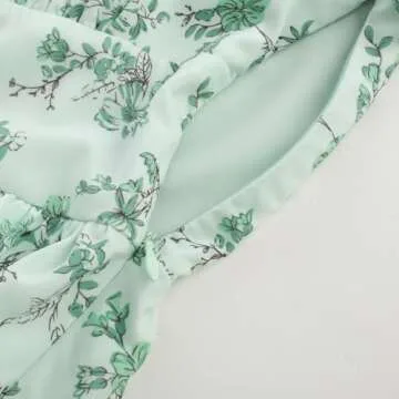 Belle Poque Women's Summer Ruffle Sun Dress 2025