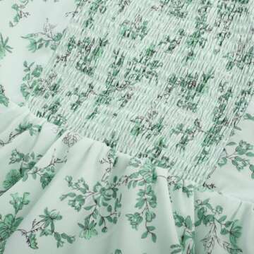 Belle Poque Women's Summer Ruffle Sun Dress 2025