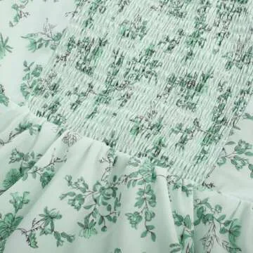 Belle Poque Women's Summer Ruffle Sun Dress 2025