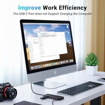 UGREEN USB C Hub, 10Gbps 4 in 1 USB 3.2 Adapter with 4 USB-C 3.2, 4 Ports USB C Splitter Extender for MacBook Pro/Air, iPad Pro, iPhone 15/15 Pro Max, Surface, PC, Laptops and More