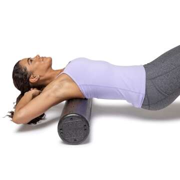 OPTP AXIS Firm Foam Roller, High Density Foam Roller for Physical Therapy, Yoga, Pilates, Fitness Ex...