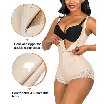 SHAPERX Tummy Control Fajas Colombianas Bodysuit for Women