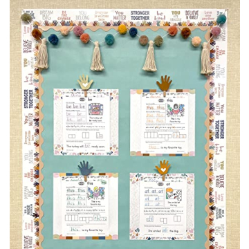 Vibrant Pom-Poms and Tassels Garland for Decoration