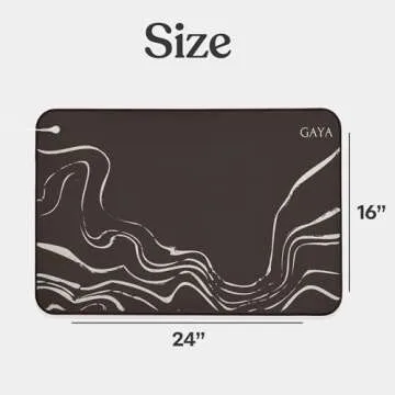 Grounding Mat for Feet, Sleep Improvement, Back Pain Relief, Muscle Relaxation & Stress Relief, Grounding Mat for Bed, Grounding Mat for Desk, Earth Grounding Mat, Grounding Pad for Bed, (24'' X 16'')