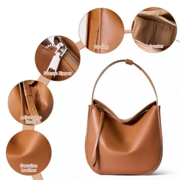 cjc Tote Bag, Tote Bag for Women, Leather Tote Bag for Work,Tote Bag with Zipper Shoulder Bag, Modern Leather Tote Bags Daily