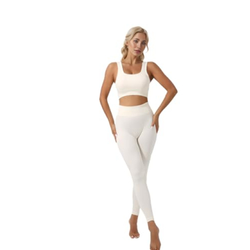 Palm&Fig Women's 2-Piece Seamless Workout Set