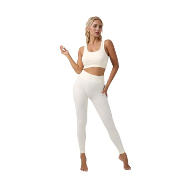 Palm&Fig Women's 2-Piece Seamless Workout Set