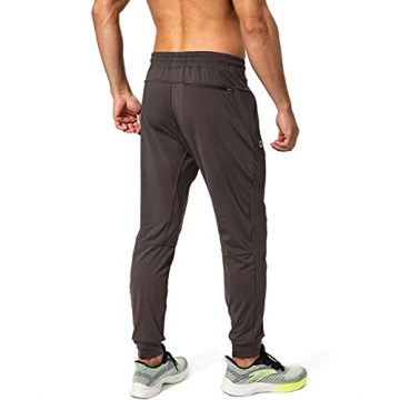 G Gradual Men's Zipper Pocket Sweatpants Athletic Joggers