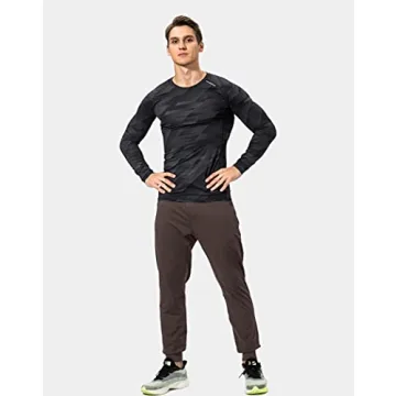 G Gradual Men's Zipper Pocket Sweatpants Athletic Joggers