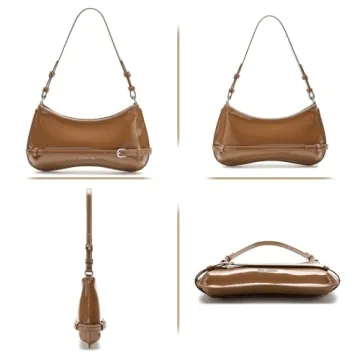 Trendy Patent Leather Shoulder Bag for Women