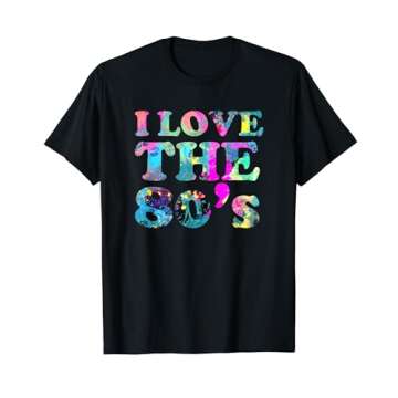 I Love the 80's T-Shirt Women Men Girl