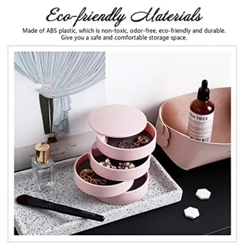 Compact CONBOLA Jewelry Organizer for Stylish Storage