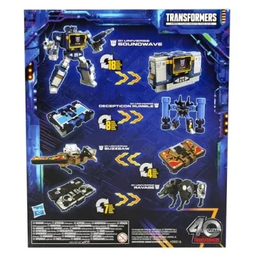 Transformers Legacy G1 Universe Soundwave Figure
