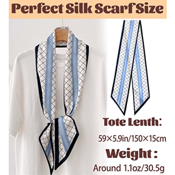 kcctoo 59 Mulberry Silk Like Head Scarf for Women