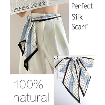 kcctoo 59 Mulberry Silk Like Head Scarf for Women