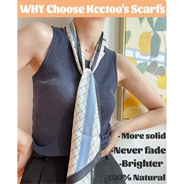 kcctoo 59 Mulberry Silk Like Head Scarf for Women