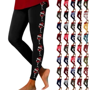 Stylish AMDBEL Christmas Leggings for Women 2023 – Perfect for Holiday Celebrations