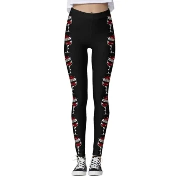AMDBEL Christmas Leggings for Women 2023 Festive Wear