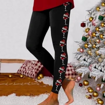 AMDBEL Christmas Leggings for Women 2023 Festive Wear