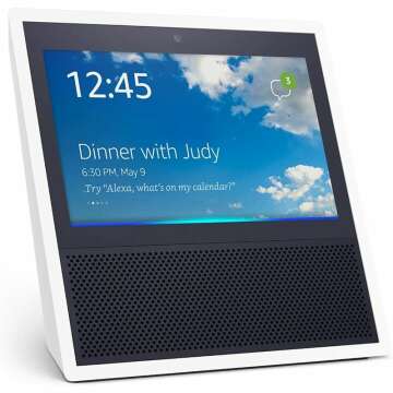 Echo Show 1st Gen White - Smart Display with Alexa