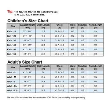 Yellow Anime Cosplay Costume Full Set for Kids Adults