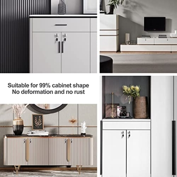 BOZXYE 2 Pack Cabinet Locks Durable RV Storage Keys