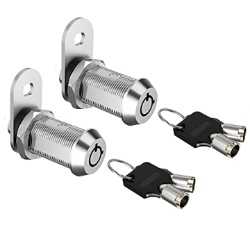 BOZXYE 2 Pack Cabinet Locks Durable RV Storage Keys