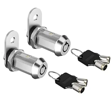 BOZXYE 2 Pack Cabinet Locks Durable RV Storage Keys