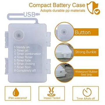 3D Beer Mug String Lights St Patrick's Day Decor, 10ft 15 LED with Remote Control USB & Battery Powered for Bar Christmas Birthday Wedding Party Bedroom Dorm Wreath Summer Club Decorations