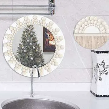 200 PCS Unfinished Half Wooden Balls for DIY Crafts