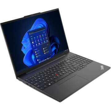Lenovo ThinkPad E16 G2 Business Laptop Computer, Intel 16-Core Ultra 7 155H (Beat i7-13705H), 64GB D...
