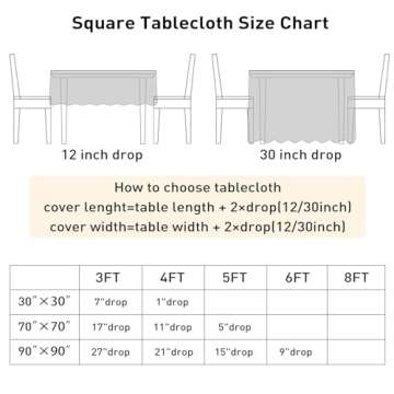 PartyDelight Sequin Tablecloth Fuchsia Pink Sparkly Table Cloth Overlay Square 50"x50"