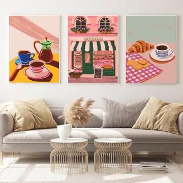 F.NIMAGOP 6 Packs Paint by Numbers Kit for Adults