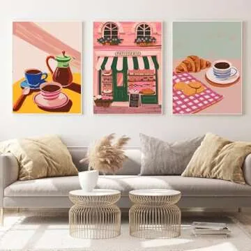 F.NIMAGOP 6 Packs Paint by Numbers Kit for Adults