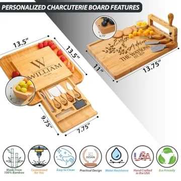 Custom Charcuterie Board Set - Perfect Gift for Everyone
