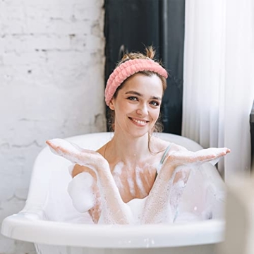 AMCAMI 9 Pcs Headband and Wristband Set for Kids