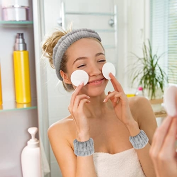 AMCAMI 9 Pcs Headband and Wristband Set for Kids