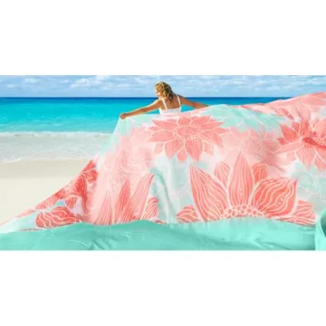 HIHOHO Beach Blanket Extra Large Waterproof Sandproof