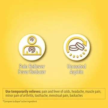 HealthA2Z Aspirin 325mg Uncoated Tablets for Relief