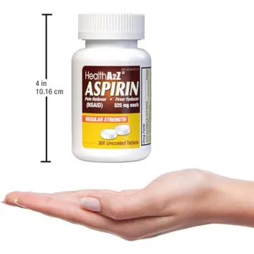 HealthA2Z Aspirin 325mg Uncoated Tablets for Relief
