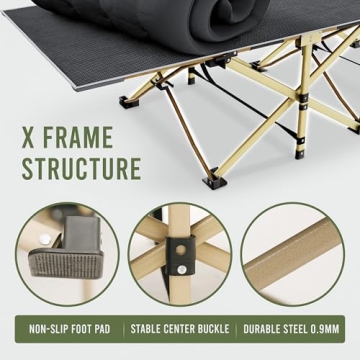 GM Galmax Camping Cot: Portable & Durable Comfort