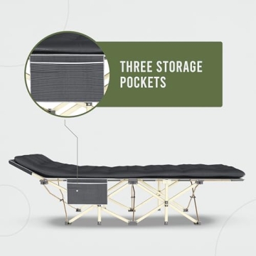GM Galmax Camping Cot: Portable & Durable Comfort