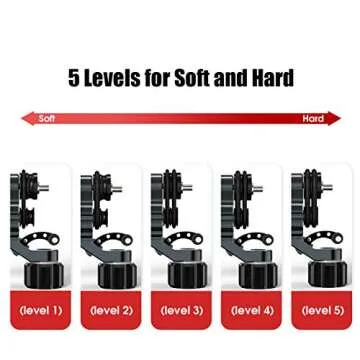 Dragonhawk Slip Rotary Tattoo Machine Gun Stroke Length Hard Soft Changeable Coreless Motor Q813 (Red-Black)